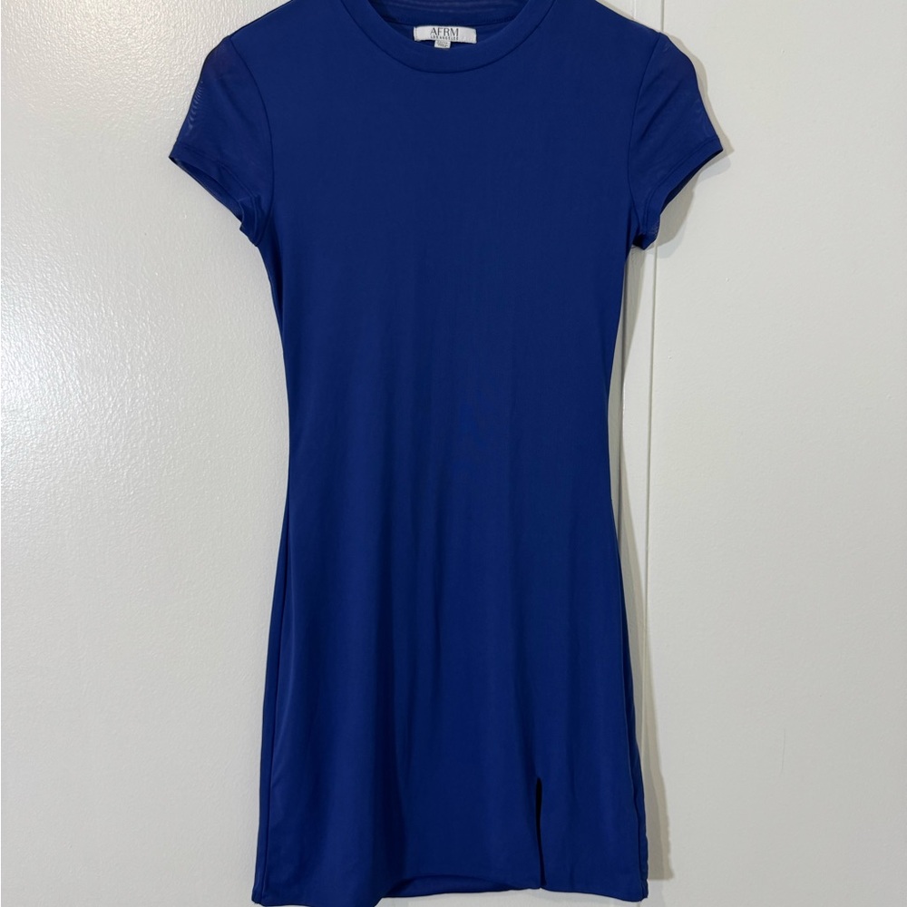 AFRM Royal Blue Crew Neck Top